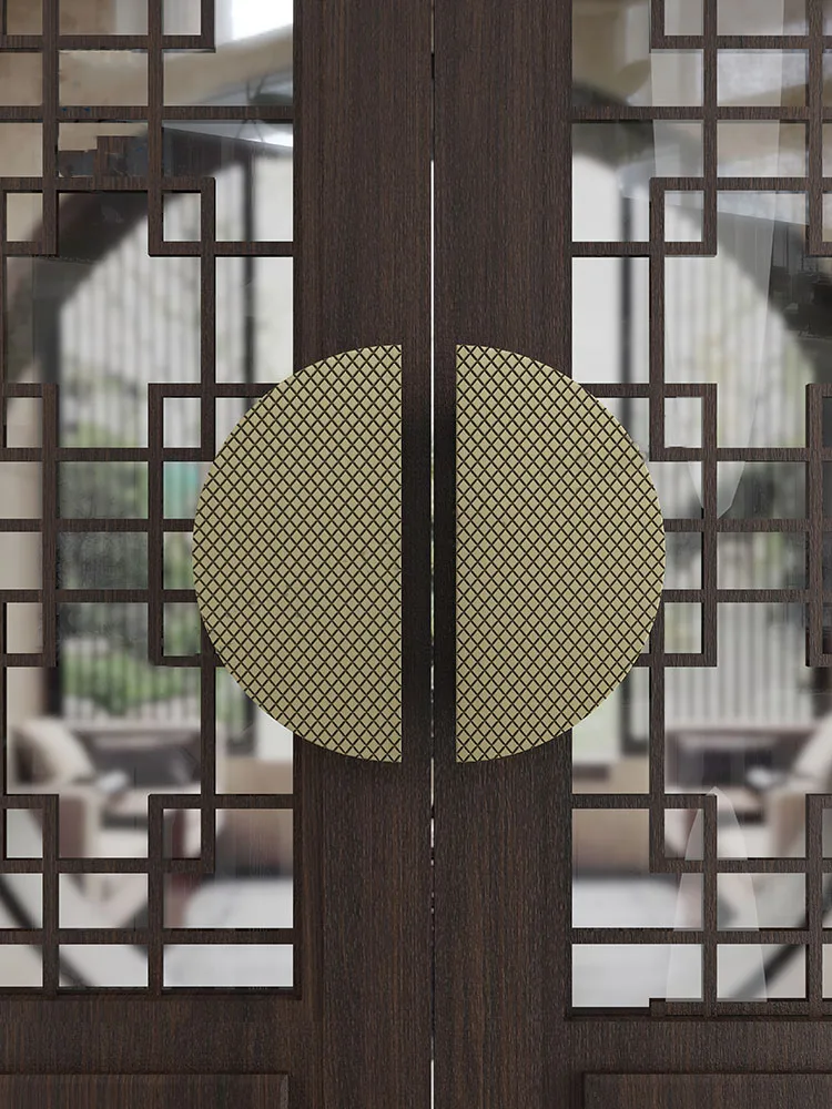 

1 пара текстурированных стеклянных дверных ручек, деревянные дверные ручки, ручка для отеля, ресторана, столовой, золотая/черная/бронзовая планка для ворот