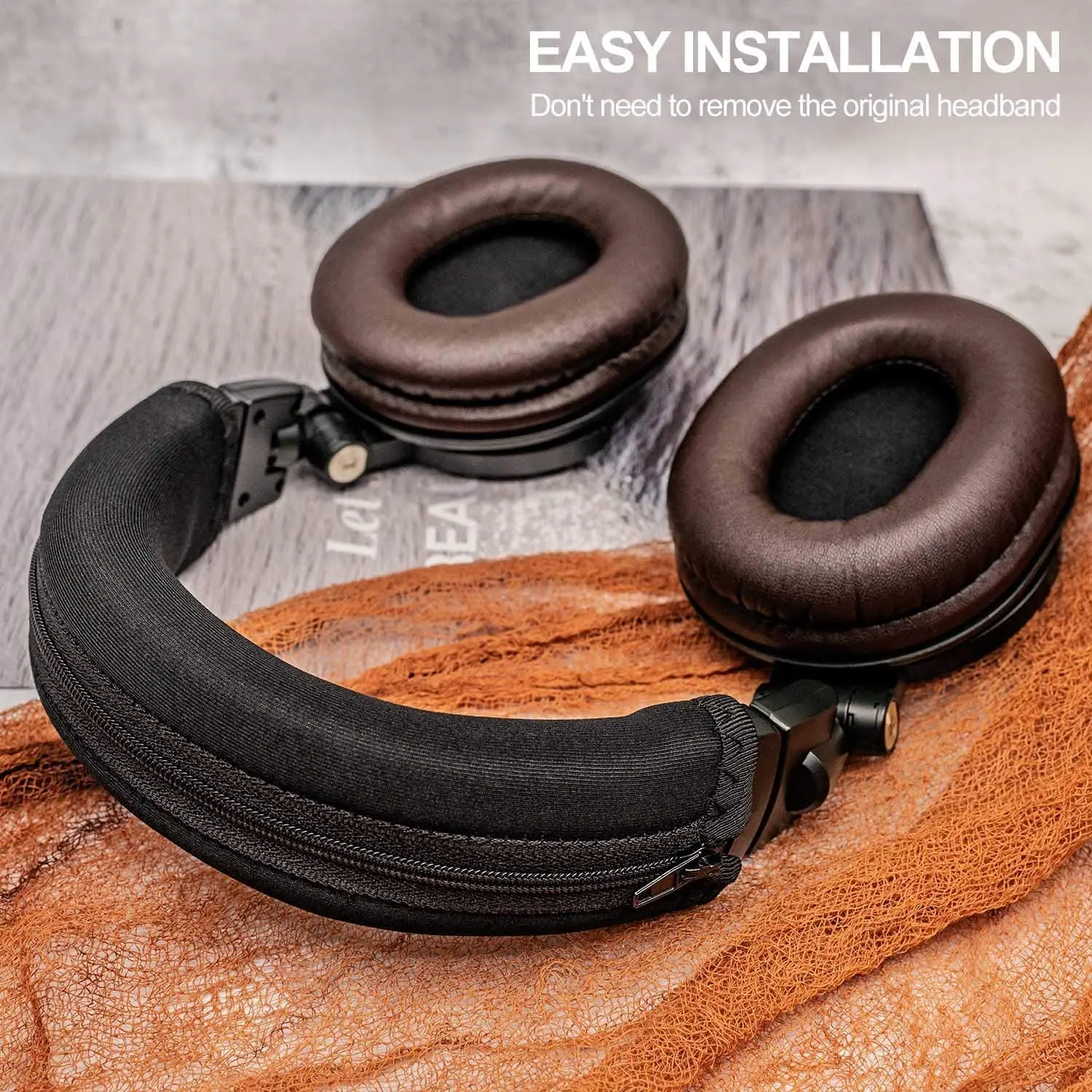 Headband Cover Compatible with ATH M50x, M50xBT, M50xPB, M50xWH, M50xBB Headphones