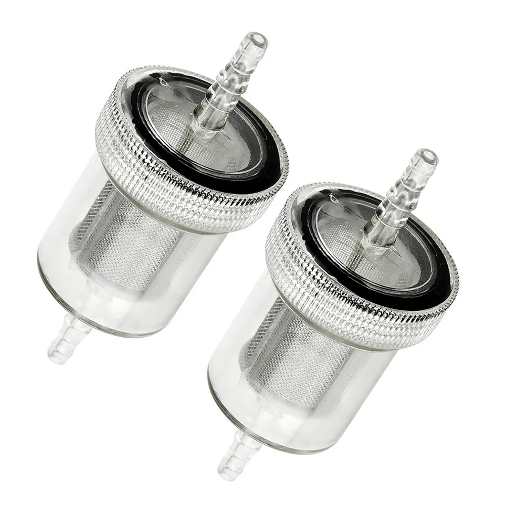 2x 4mm Diesel In-Line Fuel Filter Kit For Webasto Eberspacher Air Heater Diesel Set For Camper RV High Quality