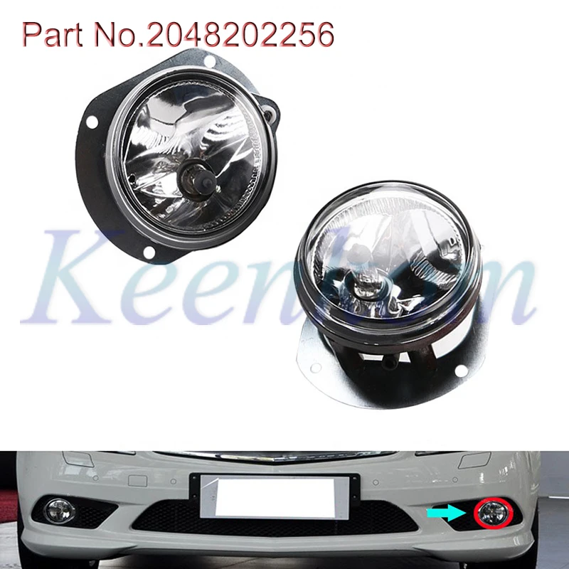 

2PC 2048202156 2048202256 Fog Lamp Led Lights For Mercedes Benz W164 R171 W204 C350 CL550 CL65 R350 SLK300 Fog Lights Left Right