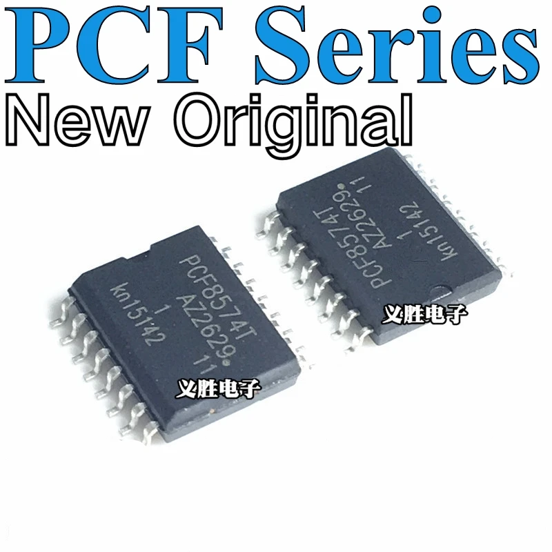 New Original PCF8574T PCF8574AT PCF8574 8591 SOP16 Eight Modules/da Converter Clock/timer Chip Output Type Expander