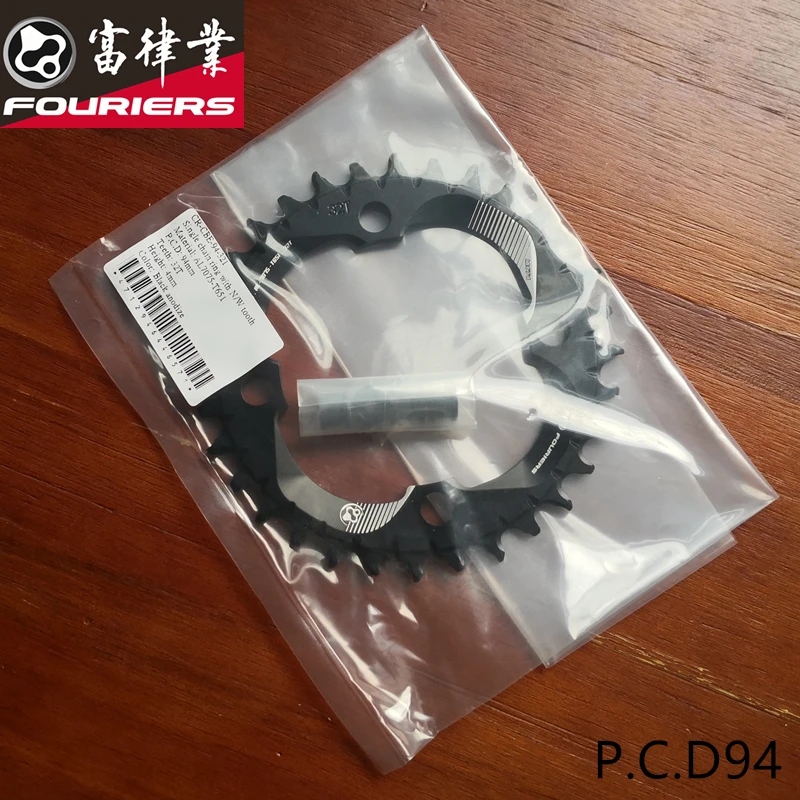 Fouriers 94PCD Round 30T/32T/34T/36T/38T/40T/42T Cycling Chainring MTB Bike Chainwheel Crown BCD 94 for NX GX X1