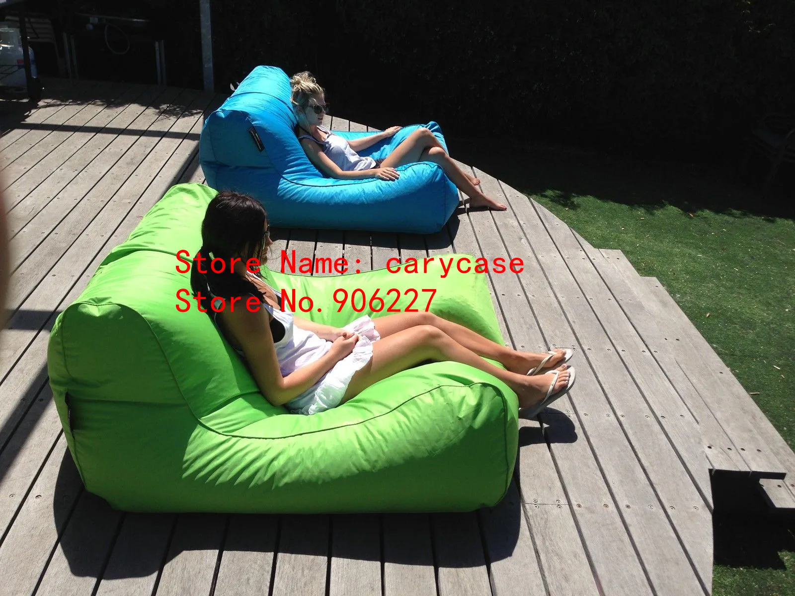 Eps Epp Beans Shredded Foam Outdoor Waterproof Bean Bag Lazy Boy Sofa Swimming Pool Beanbag Chair cover only