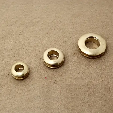 1PCS 28*15mm 황동 가스 구멍 그로밋 나사 스레드 연결 구멍 DIY 가방 벨트 부품 하드웨어 가죽 공예 수제 버클