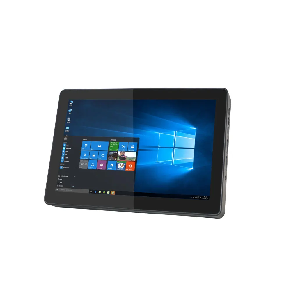 Tablette pc industrielle robuste de 8 pouces, windows 10 OS, avec station d'accueil pour véhicule, Lan et écran LCD sunlight lisible, résolution 800x1280