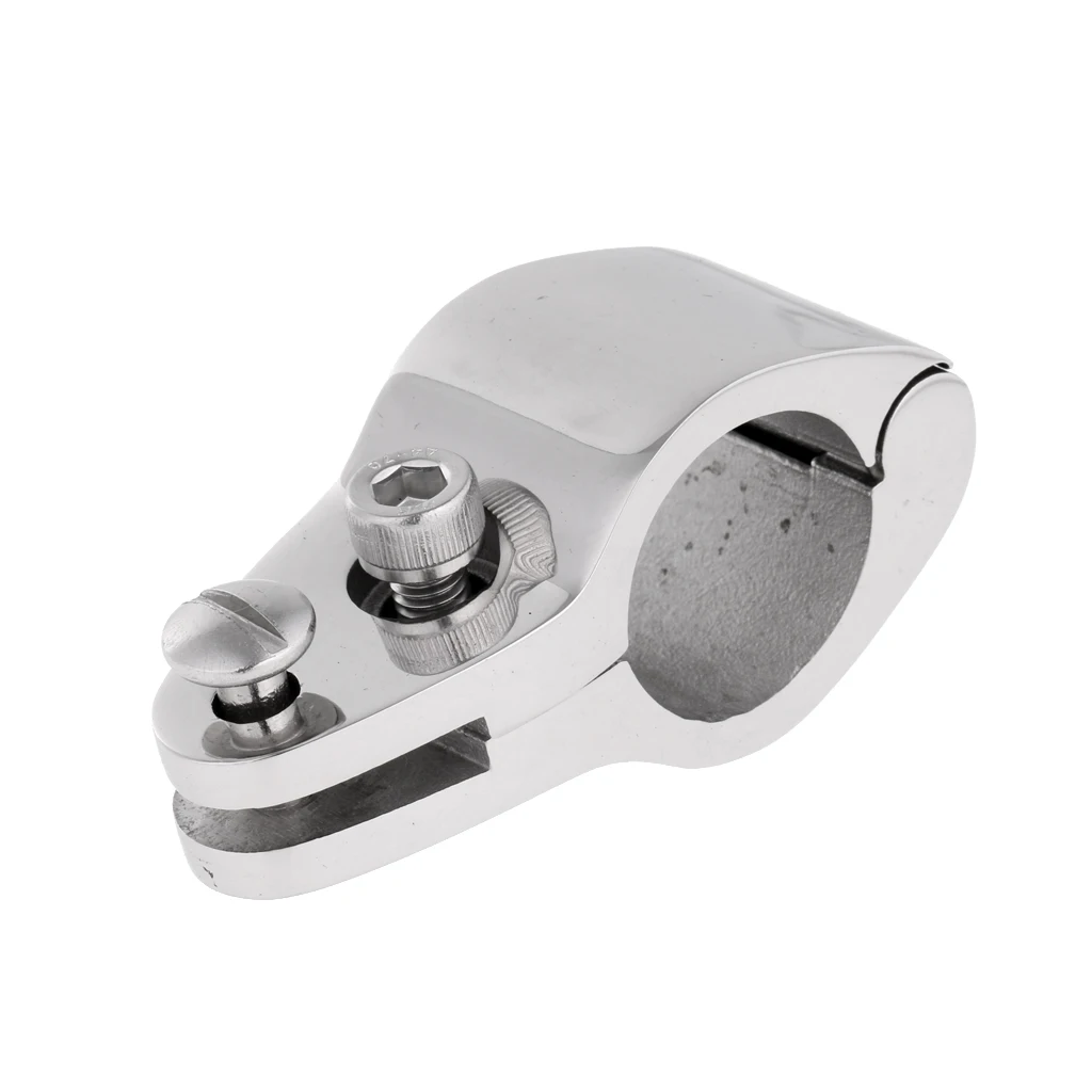 stainless steel Boat Canopy Fitting Tube Knuckle Clamp for 22mm Tube