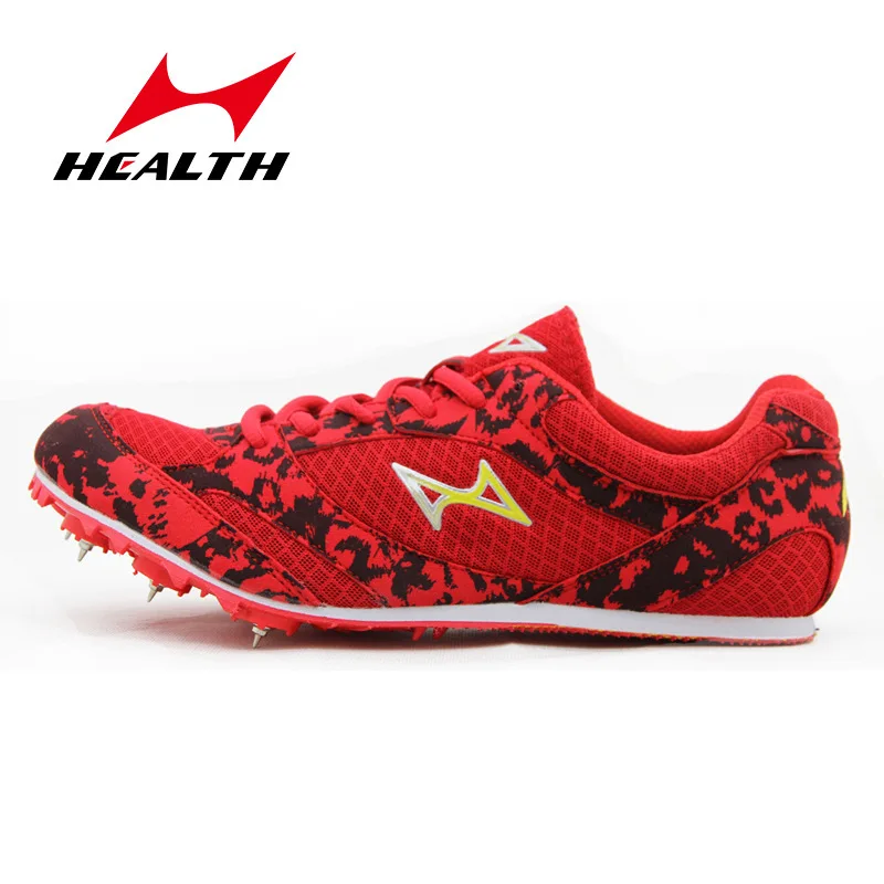 Health Breathable Men Women Professional Track Field Sport Shoes Sprint Spikes Teenager Running Nail Training Sneakers 34-44