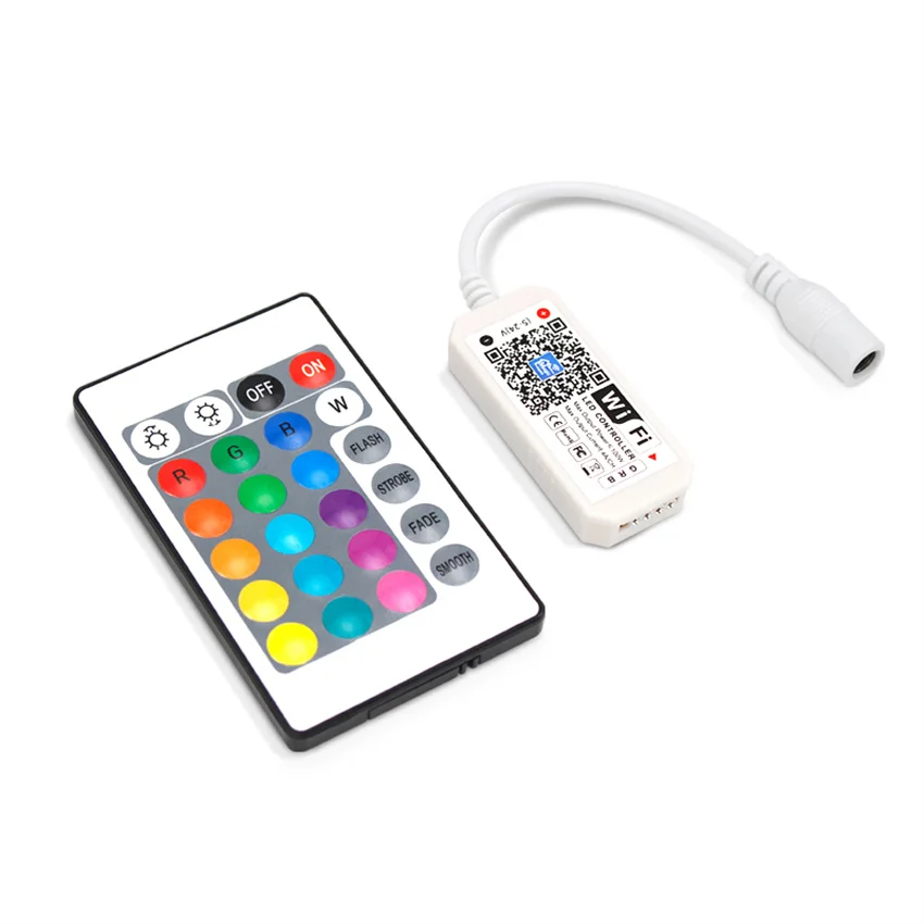 

Free Shipping RGBW WiFi and IR Remote LED Strip Light Controller,LED Pannel Light,Compatible with Alexa,Google Home