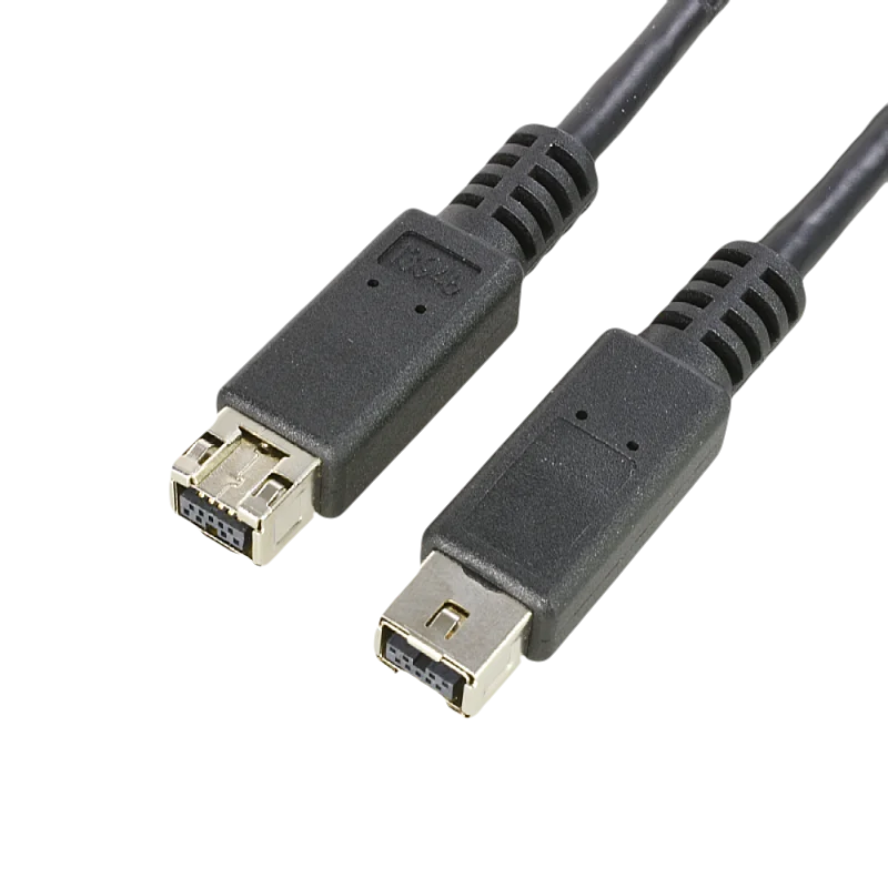 

9pin to 9pin Firewire 800 IEEE 1394b cable IEEE1394B Firewire 9Pin to 9Pin Male to Male connector Cables IEEE-1394b 0.6M