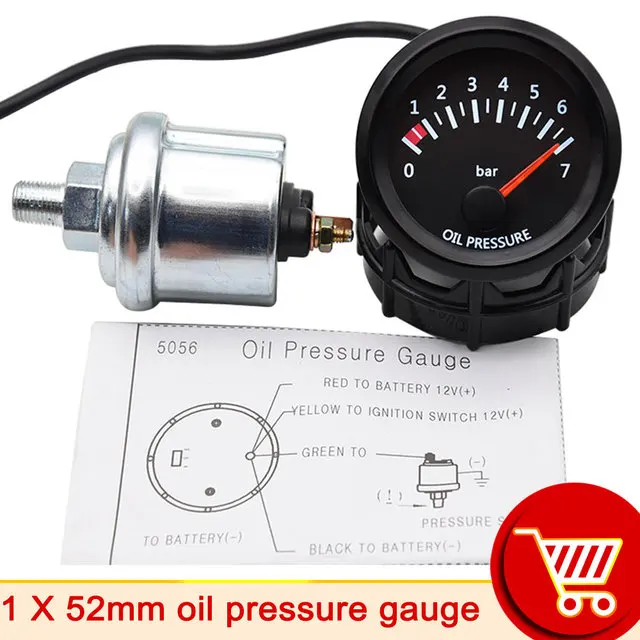 AD 52mm Boost Gauge Water Temp Olie Temp Druk Turbo Manometers Voltmeter Lucht Brandstof Verhouding EGT Auto Meter Uitlaat gas Temp