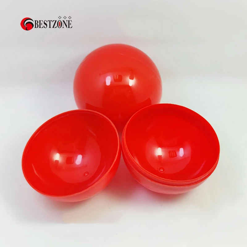 25 ชิ้น/ล็อต 50 มม.ของเล่นพลาสติกแคปซูล 2 'สีผสมที่มีสีสันSurprise Ballsเทศกาลตกแต่งที่ว่างเปล่าEggshellเครื่องหยอดเหรียญ