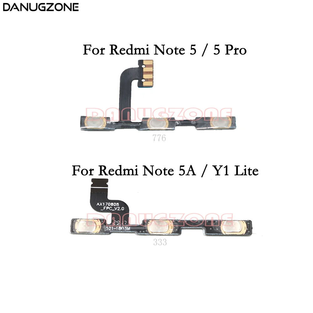 

For Xiaomi Redmi NOTE 5 5A / 5 PRO / A1 Lite Power Button Switch Volume Button Mute On / Off Flex Cable