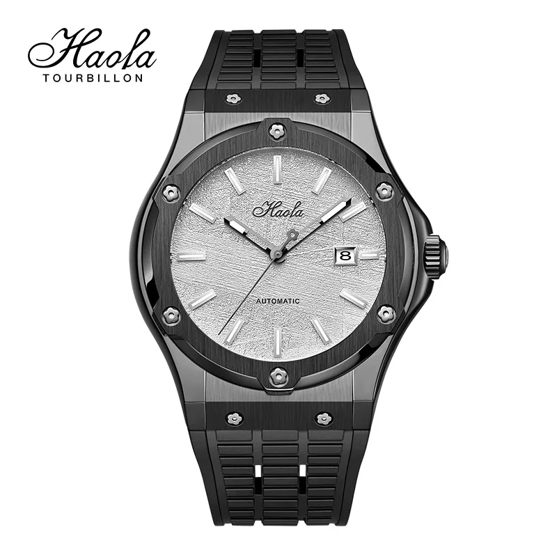HAOFA Business Mens Watches Automatic Mechanical Waterproof Sapphire Automatic Wristwatch for Men Day And Date Fashion 1911