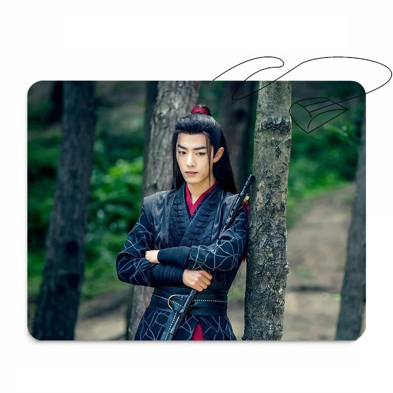 The Untamed Chen Qing Ling Mouse Pad Xiao Zhan Wang Yibo  Photo Rubber Mouse Mat Fans Gifts Star Around