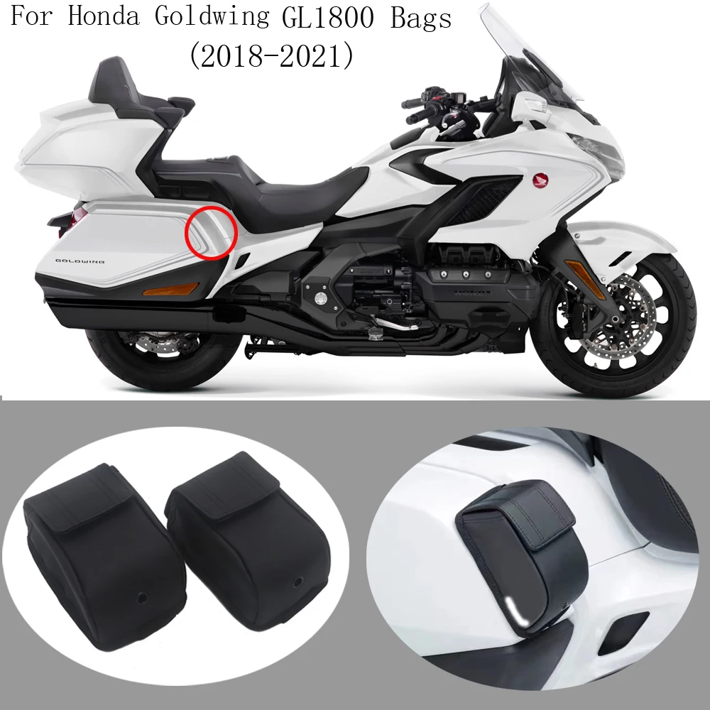 For Honda Goldwing Gold Wing GL1800 GL1500 2018 2019 2020 2021 Motorcycle Storage Bags GL 1800 Trunk Luggage Cases Tank Pad