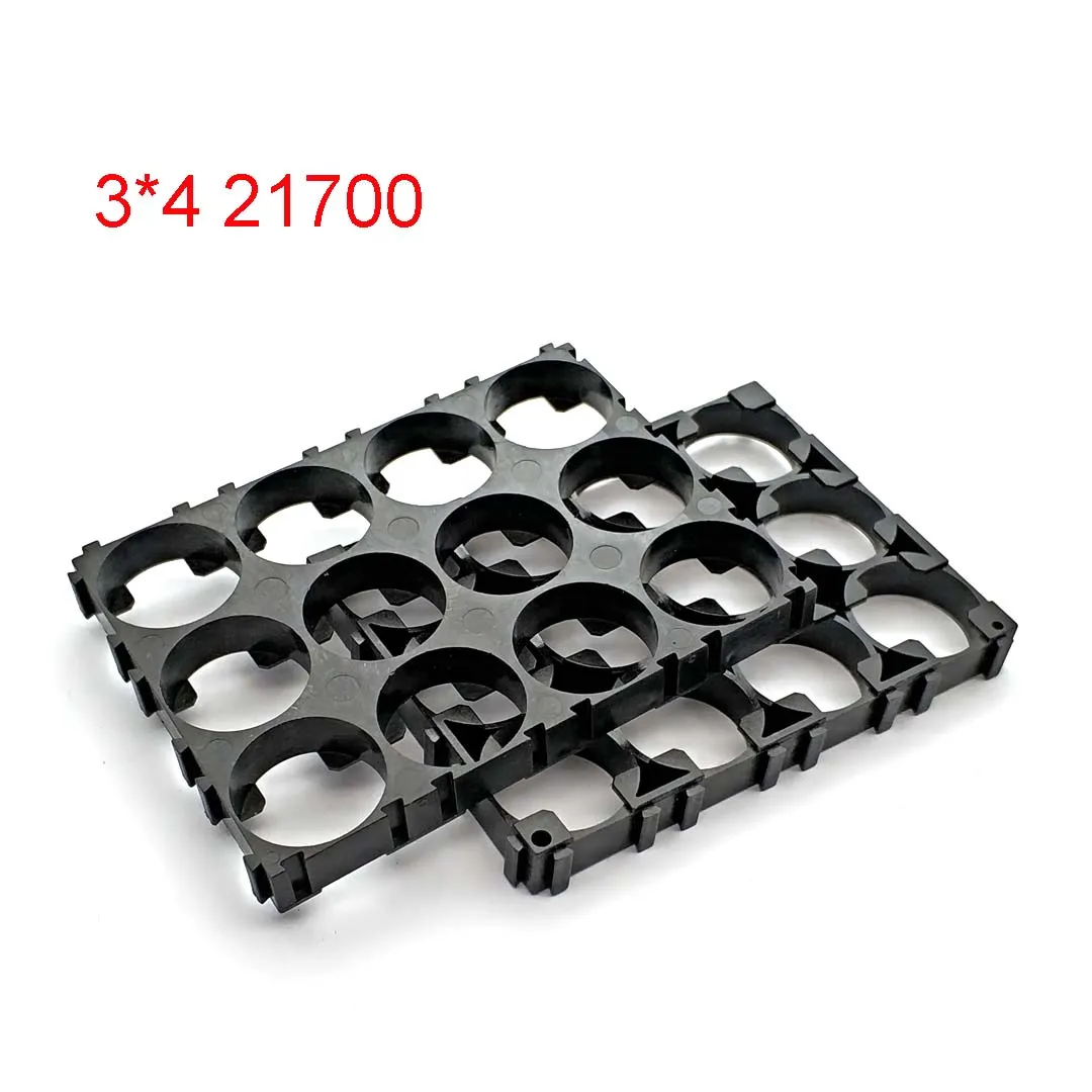 3*4 21700 Battery Holder Bracket Cell Safety Anti Vibration Plastic Brackets for 21700 Batteries