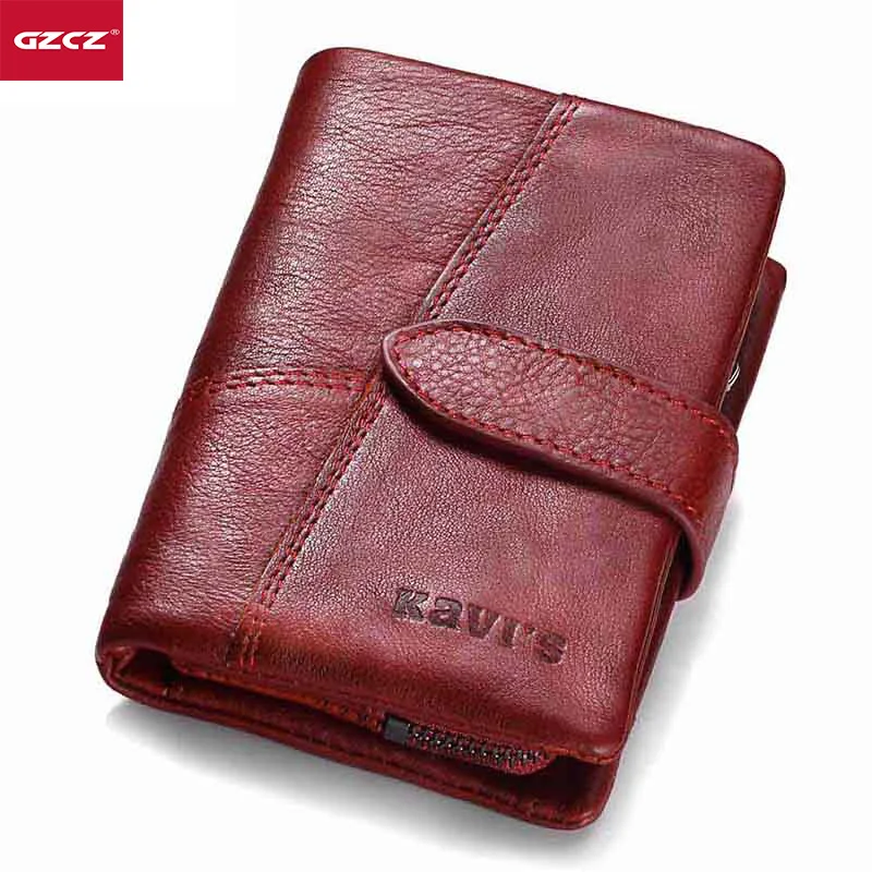 Genuine Leather Women Wallets Short Luxury Coin Purse Female Small Portomonee Rfid Walet Lady Perse For Girls Clutch Money Bag