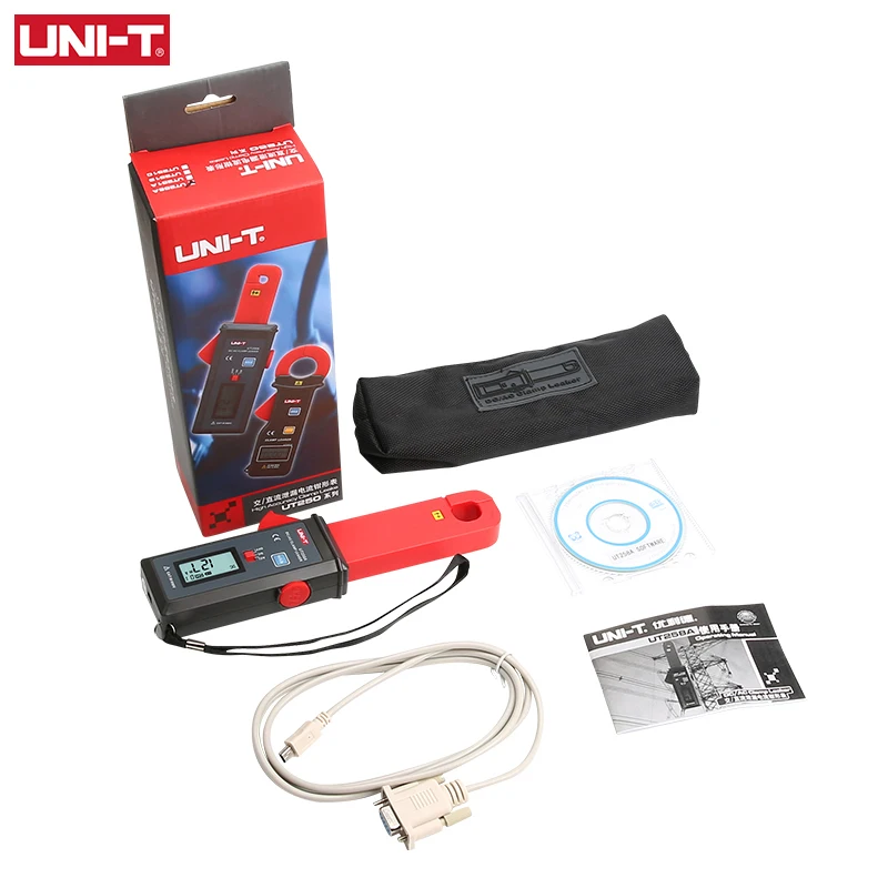 UNI-T UT258A Leakage Clamp Meter 60A AC DC Current Pliers Ammeter Automotive Tester Amperometric Clamp Amperemeter