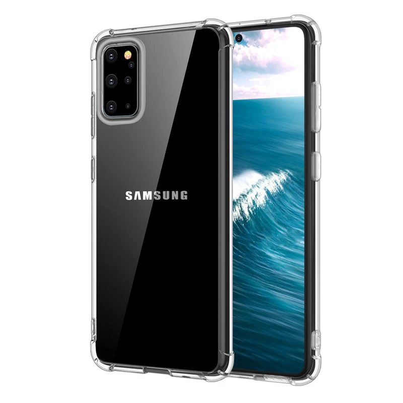 Air Cushion Shockproof Case for Samsung Galaxy S25 S23 S24 Ultra Silicone TPU Cover for Samsung Note20 S20 FE S22 Plus S21 Ultra