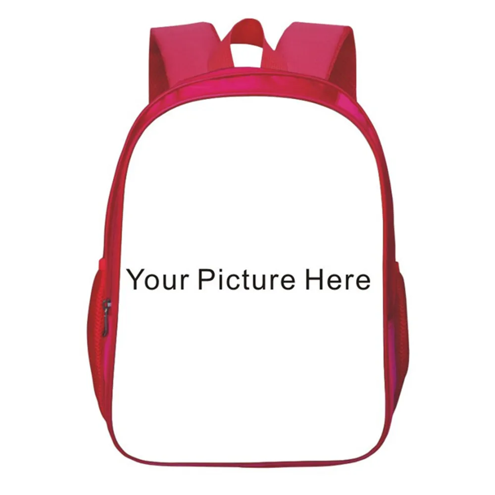 

13 Inch Customize Your Logo Name Image Children School Bags Orthopedic Backpack Kids Boys Girls Catoon Bags