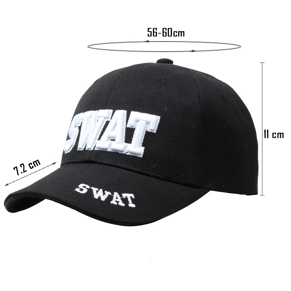 Mens Tactical Cap SWAT/POLICE/ARMY Letter Embroidery Baseball Cap Men Gorras Para Hombre Women Snapback Bone Masculino Army Cap