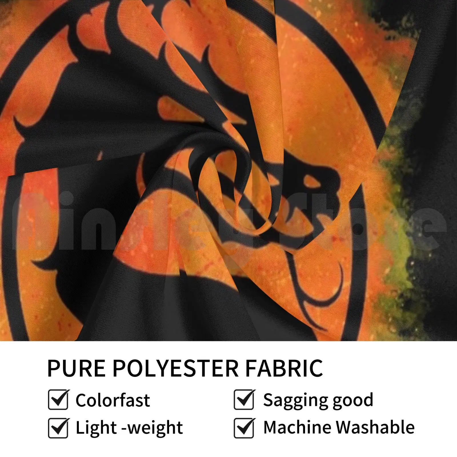 Mortal Kombat Watercolor Explosion Tapestry Living Room Bedroom Mortal Mortal Kombat Fatality Scorpion 11 Sub