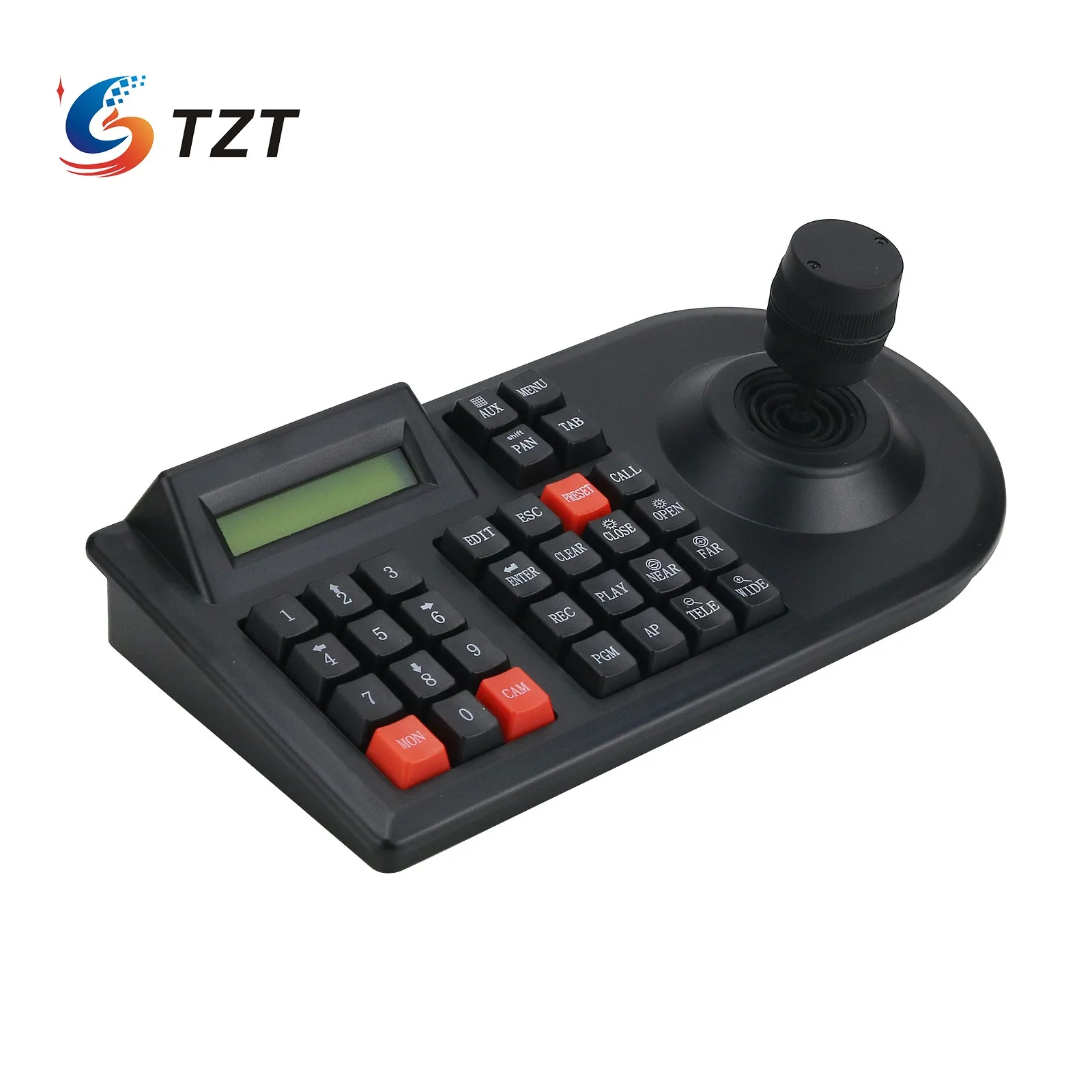 TZT 3D 조이스틱 PTZ 키보드 9VDC, CCTV 카메라 Dom RS485 제어 PTS3103C