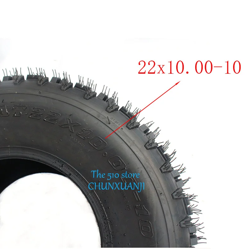 High-quality 10 Inch ATV Tire 22x10.00-10   4 wheel vehcile motor cycle Fit Small ATV Front Or Rear Wheels