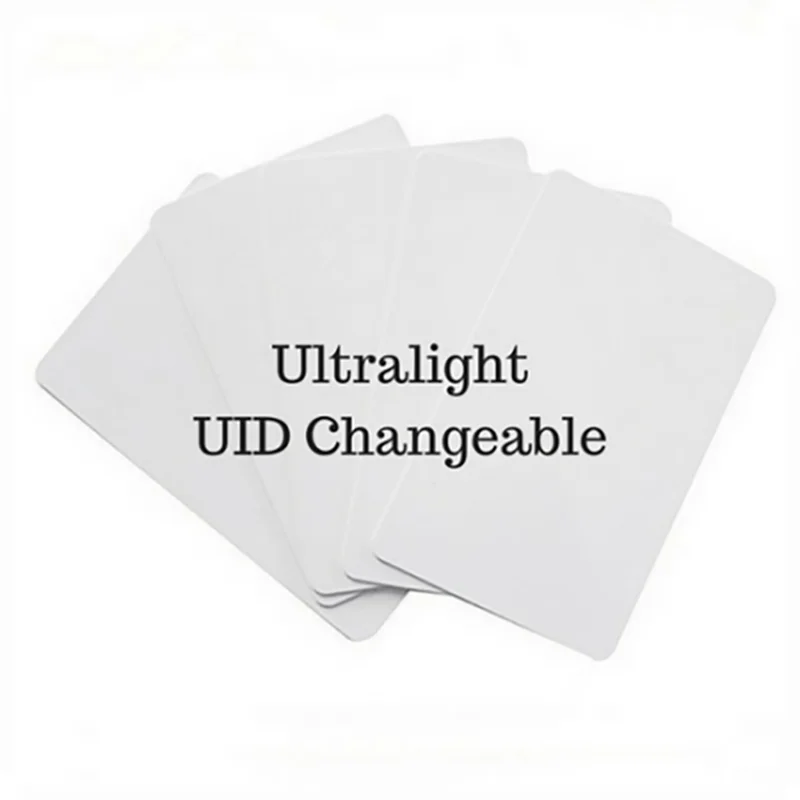 Ultralight 13.56mhz UID Changeable Magic Thin Card (White)