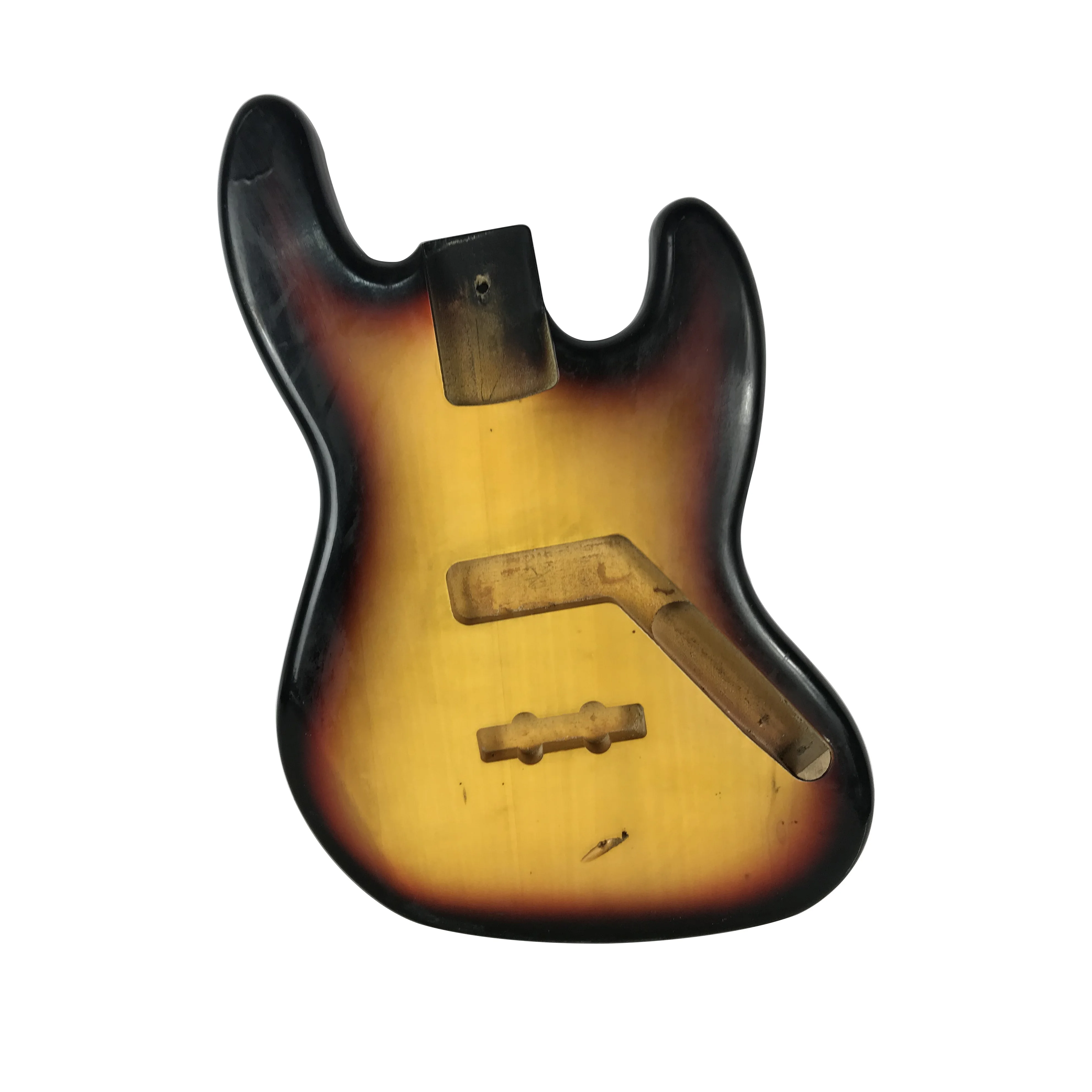 

Semi-finished Bass Guitar Body without Paint, Poplar Body, Sunset Bass Panel, Electric Guitar Accessories, Order Pairing