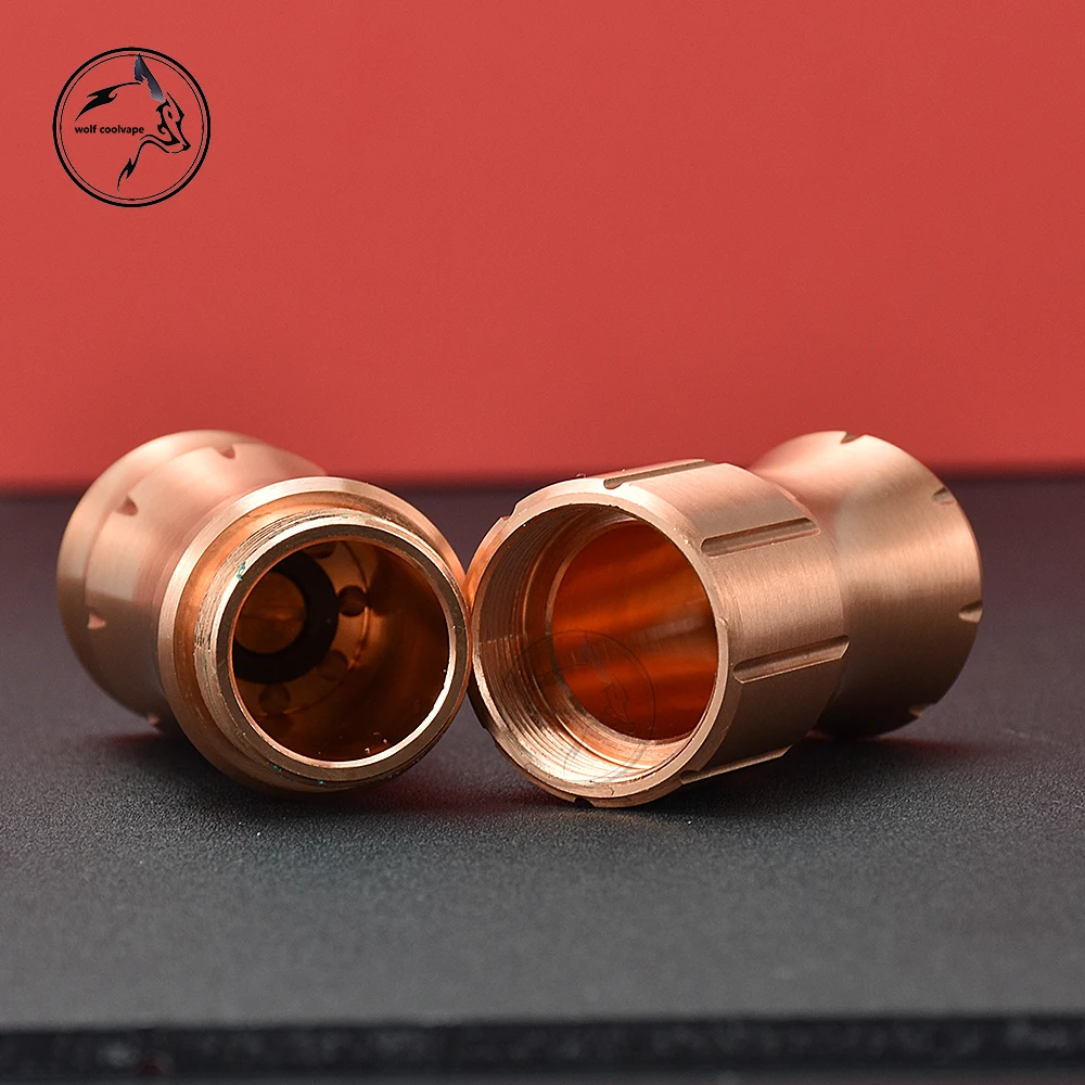 HStone Bane Đổi Cơ Bản Mod 18650 Pin Đỏ Chất Liệu Đồng Cơ Khí Ống Giác Hơi Vape Cho Coilturd Một RDA