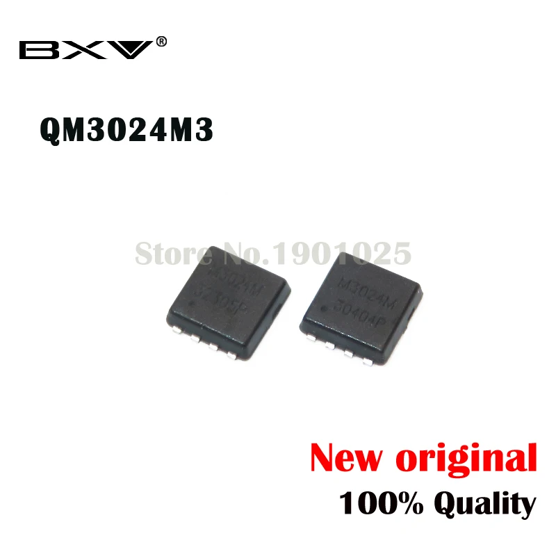 10pcs QM3024M3 QM3024M M3024M 3MM*3MM MOSFET QFN-8 3024M3 new original