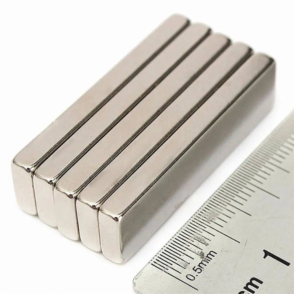 Magneti del neodimio della terra rara del frigorifero di 5 pz/set 40x10x4mm N52 forti