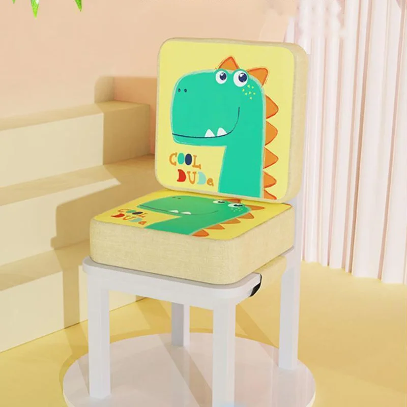 Cojín de comedor para niños, almohadilla para silla aumentada, trona extraíble ajustable, cojín elevador, asiento para el cuidado del bebé