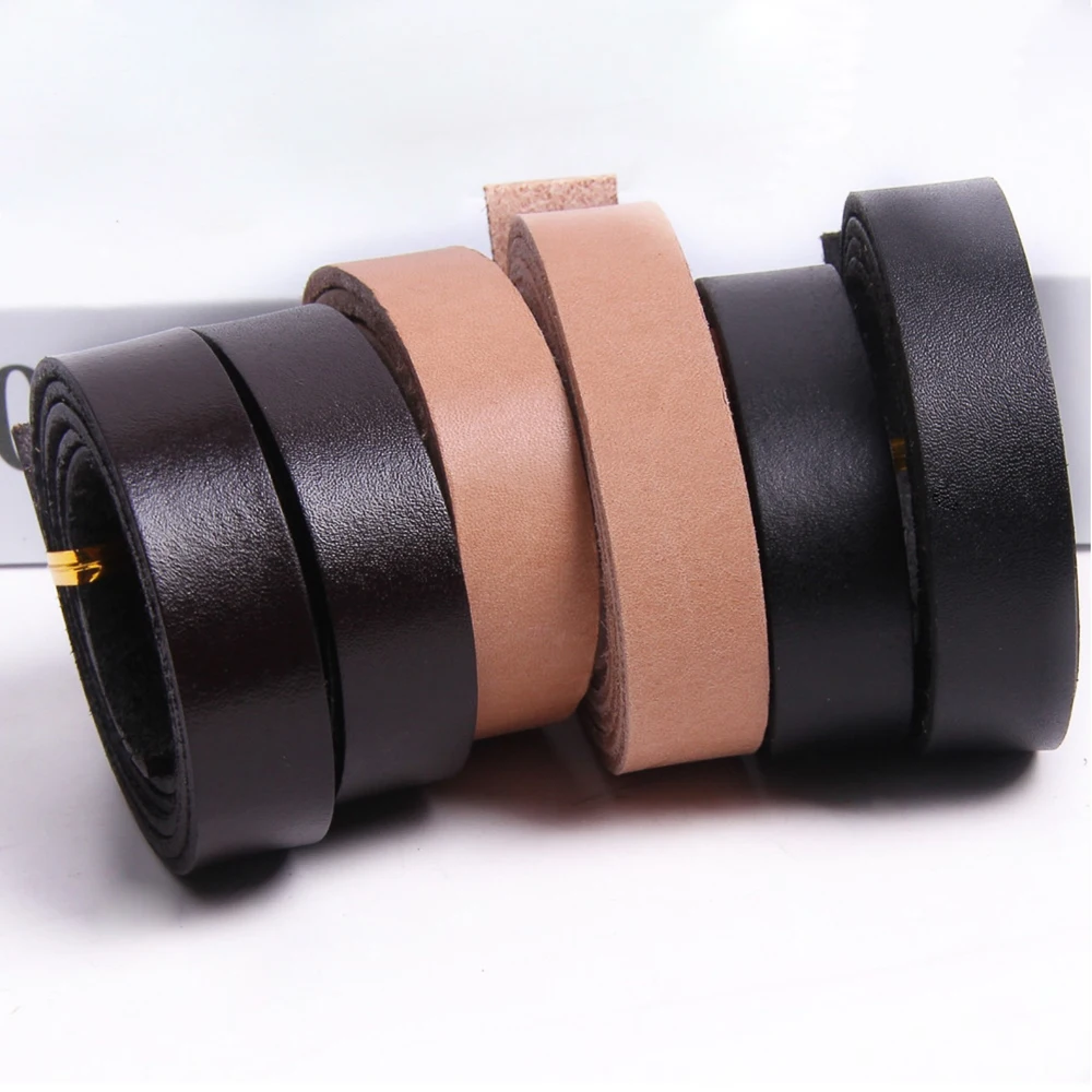 

Black/Brown/Coffee 3-30mm No Welding Flat Genuine Leather Jewelry Cord String Lace Rope DIY Chokers Necklace Bracelet Finding