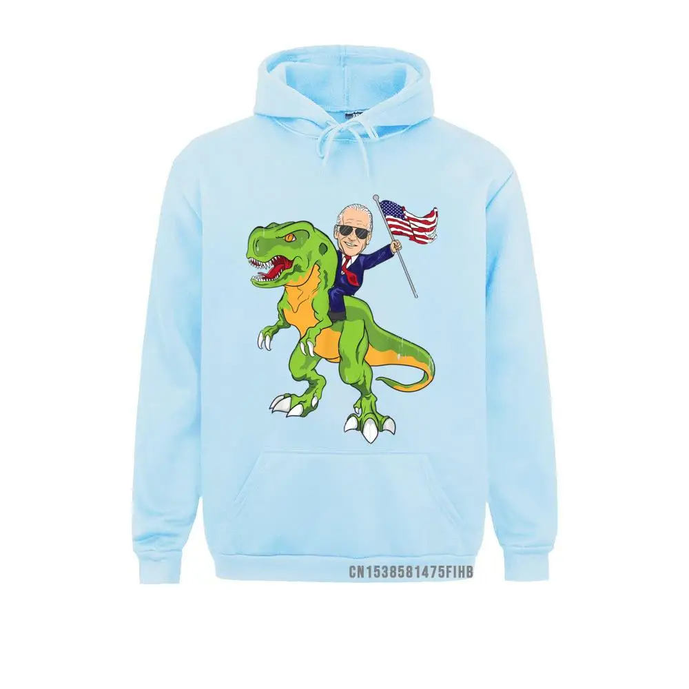 Joe Biden Dinosaur T Rex Funny 2020 President USA Flag Vote Hoodie Cute High Street Sweatshirts Women Hoodies NEW YEAR DAY