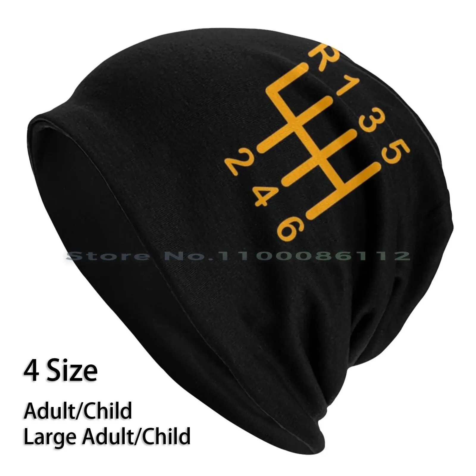 6 Speeds Cars Beanies Knit Hat Car Racing Mechanic Vintage Car Retro Car Car Lovers Automatic Car Car Speeds Shifting Real Cars