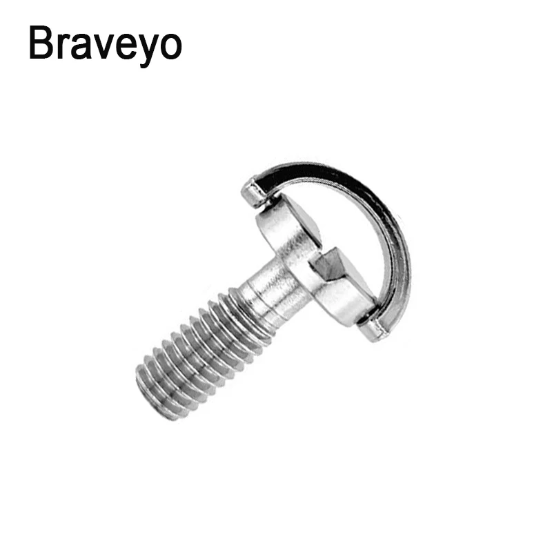 Camera 1/4-20 Inch Screw Tripod Monopod Quick Release Mount Screw D-ring Long Thread For Dslr Ballhead Mobile Phone Holder