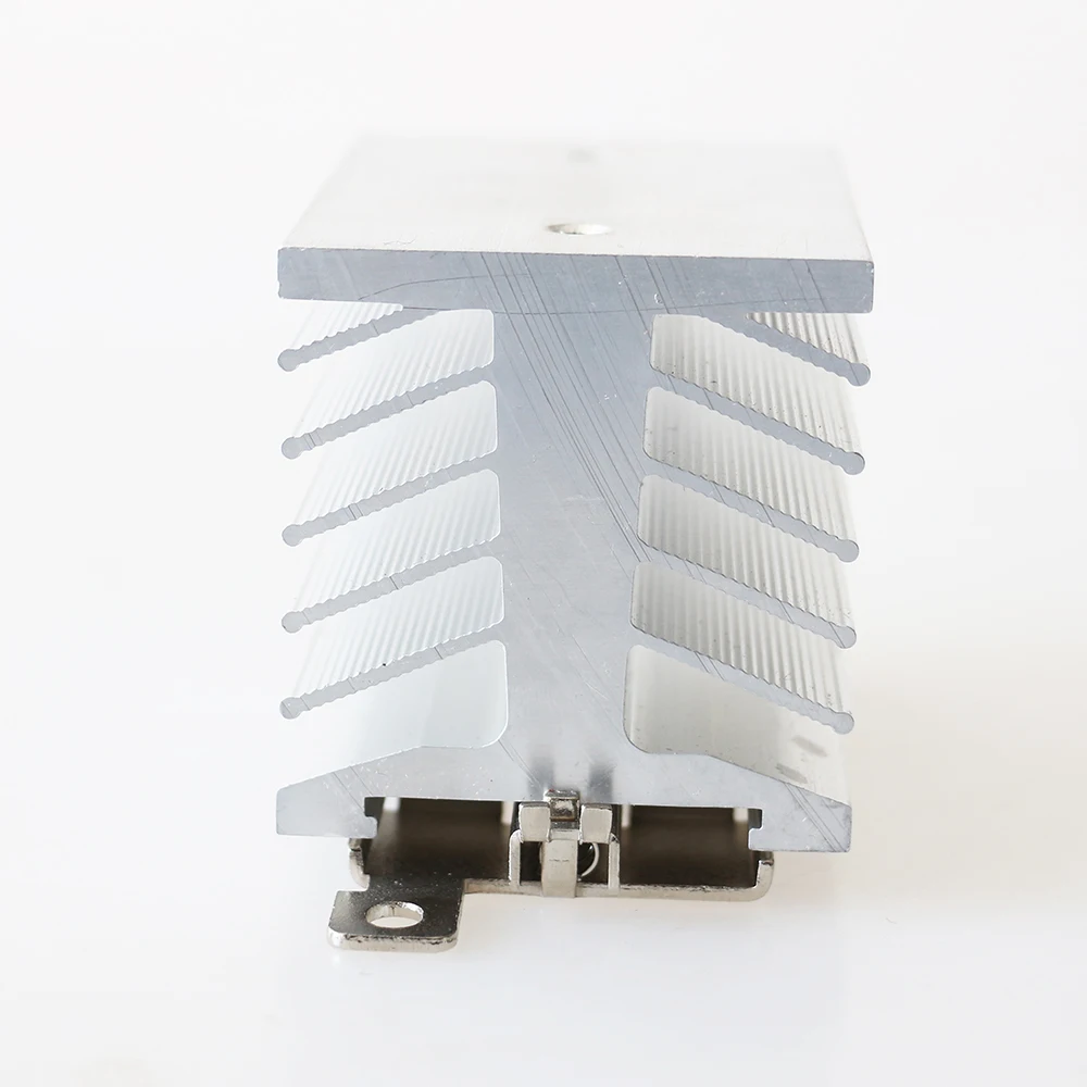 D-74 Din Rail Mounted Heat Sink Aluminum Dissipation Radiator for DA AA DD VA VD LA 1pcs single phase SSR 10A 15A 20A 25A 40A