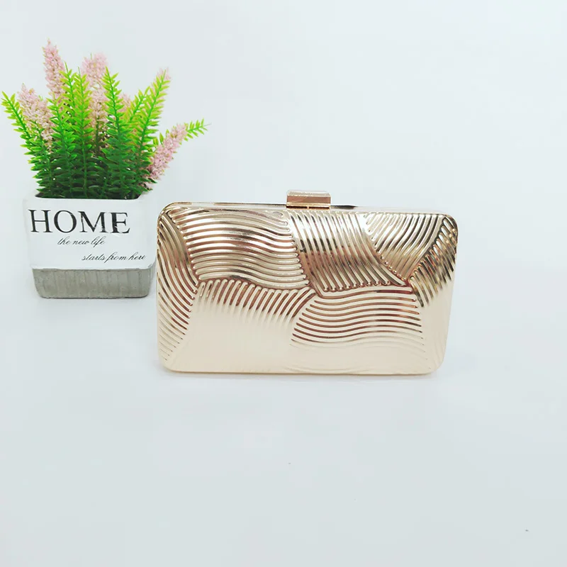 

Wedding wholesale fashion silver 4 colors geometric women clutch evening bag mini purse