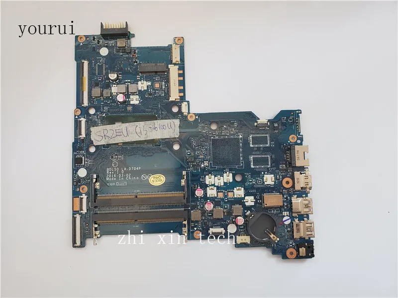 

yourui For HP 15-AY Laptopmotherboard with i3-6100u CPU BDL50 LA-D704P tested good free shipping