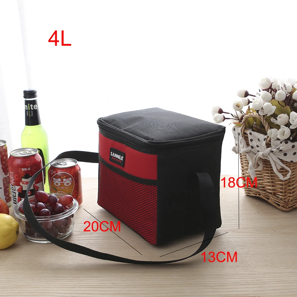 SANNE 4L Children\'s Insulated Lunch Bag Waterproof Food Cooler Bag Thermal Portable Coke/Beer Bag Mummy Bag Refrigerator Bag