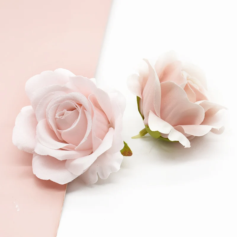 10 Stück künstliche Blumen Großhandel Heimdekorationszubehör Blumenwand Hochzeitsbrosche Scrapbooking DIY Süßigkeitenbox Girlande – Detail 6