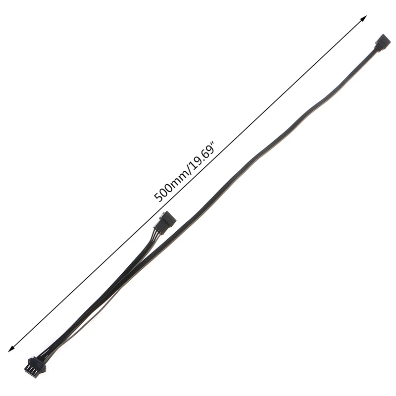 Câble de connecteur RGB 12V 4 broches 45cm, boîtier PC, rallonge de ventilateur, adaptateur pour carte mère Giga/Microstar/a-sus RGB