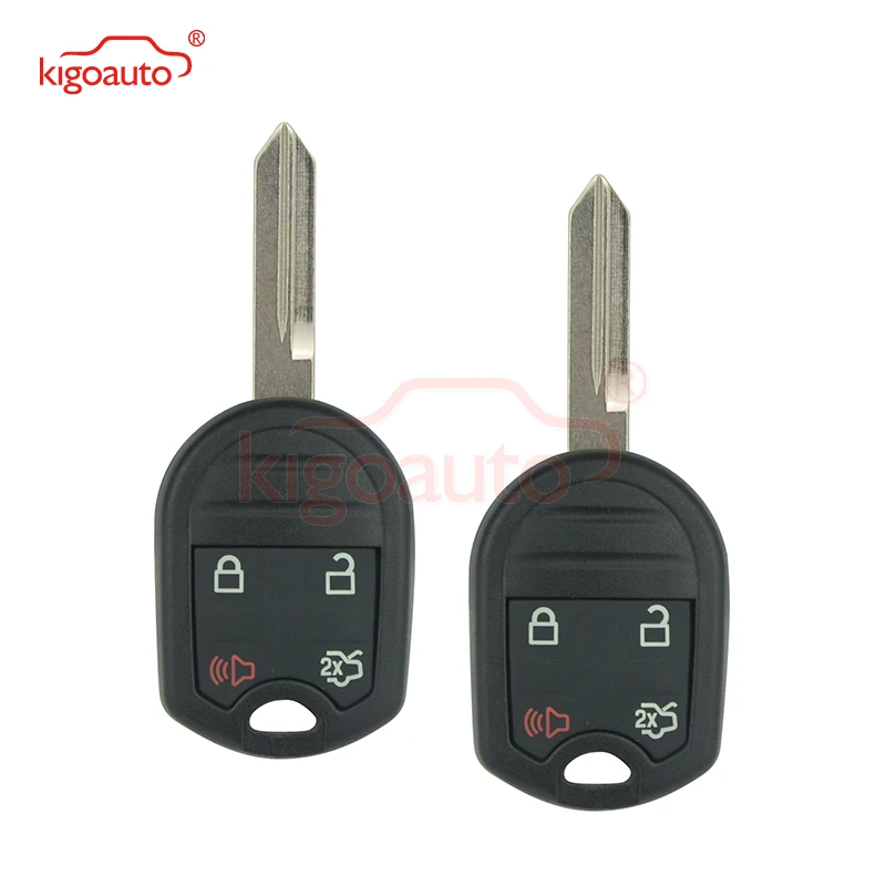 

Kigoauto Remote Key Shell Case 2Pcs 4 Button FO38 Blade 164-R8073 for Ford Edge Escape Fusion Mustang 2007 2008 2009 2010 2011