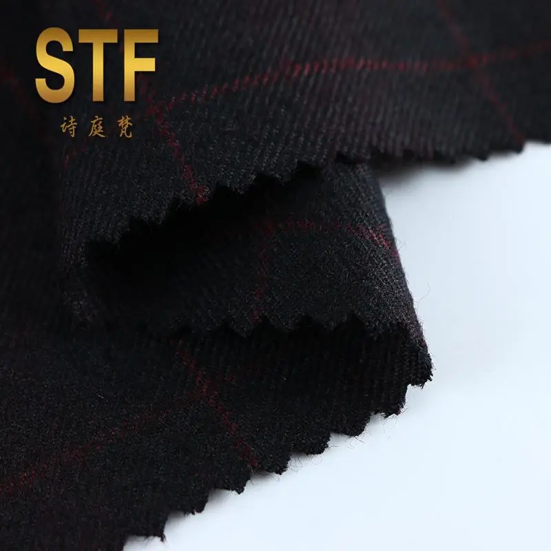 

[Shi Tingfan] 19 New Worsted Plain Wool Men's Suit Jacket Twill Fabric Spot Wholesale