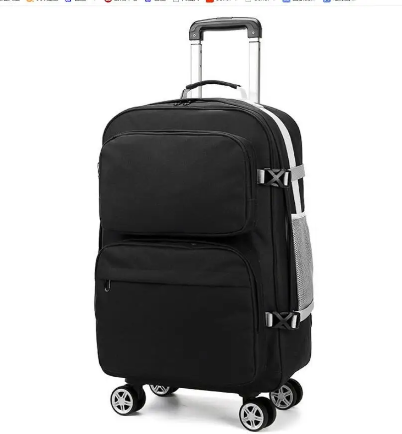 Oxfrod rolling bag on wheels Travel trolley bag women wheeled backpack for travel 20 inch luggage bags Rolling Backpack Suitcase