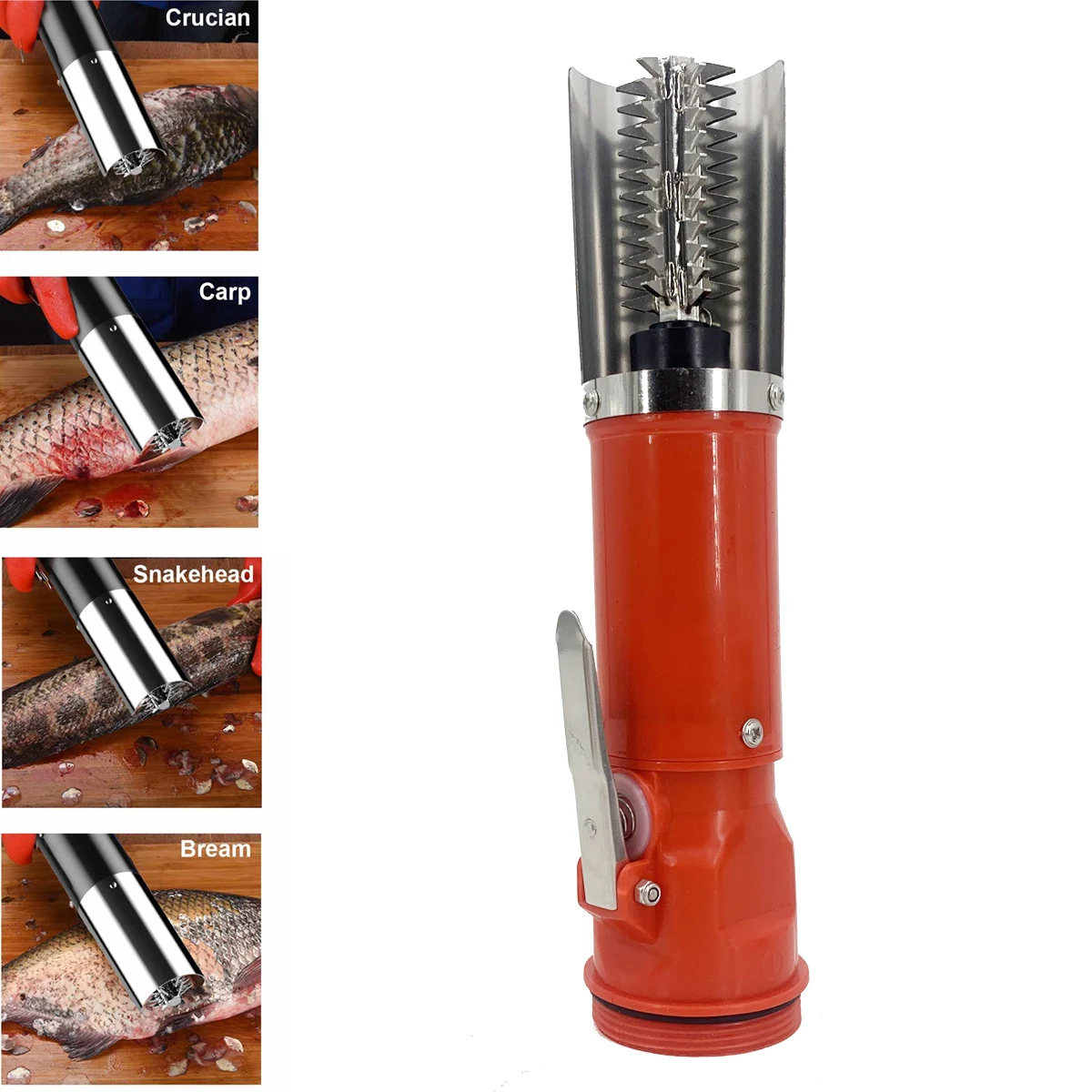 Portable Electric Fish Scaler Fishing Scalers Clean Fish Remover Cleaner Descaler Scraper Seafood Tools kitchen