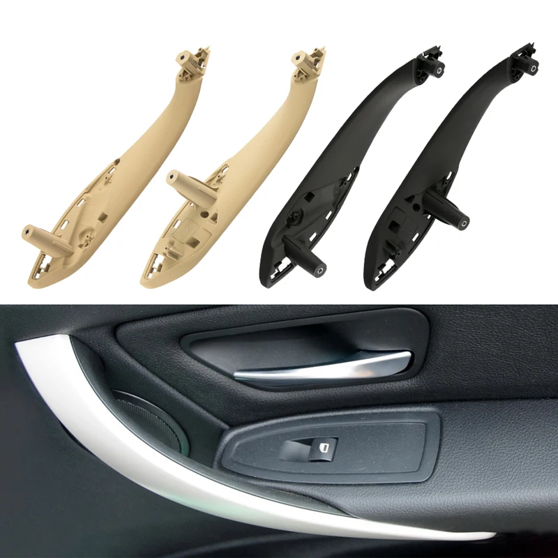 Car Left Right Interior Inner Door Armrest Panel Handle Pull Trim Cover for BMW 3 Series 2012-2018 F30 F34 F35 Car Accessories