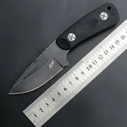 Eafengrow EF121 Fixed Blade Knife D2 steel Blade + G10 Handle Camping knife Hunting tactical knife outdoor diving edc tool